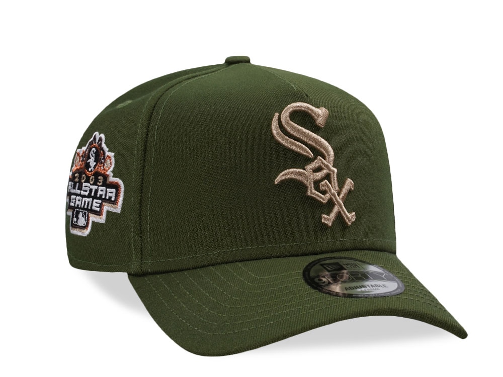 New Era Chicago White Sox All Star Game 2003 Rifle Green Prime Edition 9Forty A Frame Snapback Gorra
