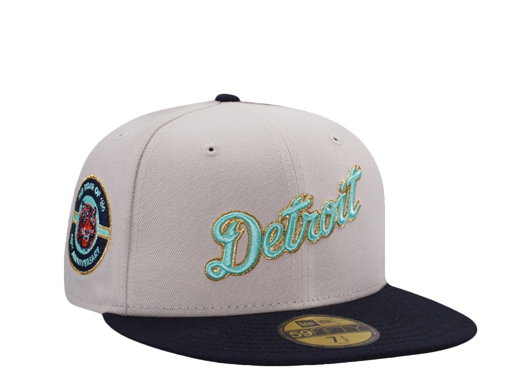 New Era Detroit Tigers 40th Anniversary Stone Two Tone Spirit Edition 59Fifty Fitted Gorra