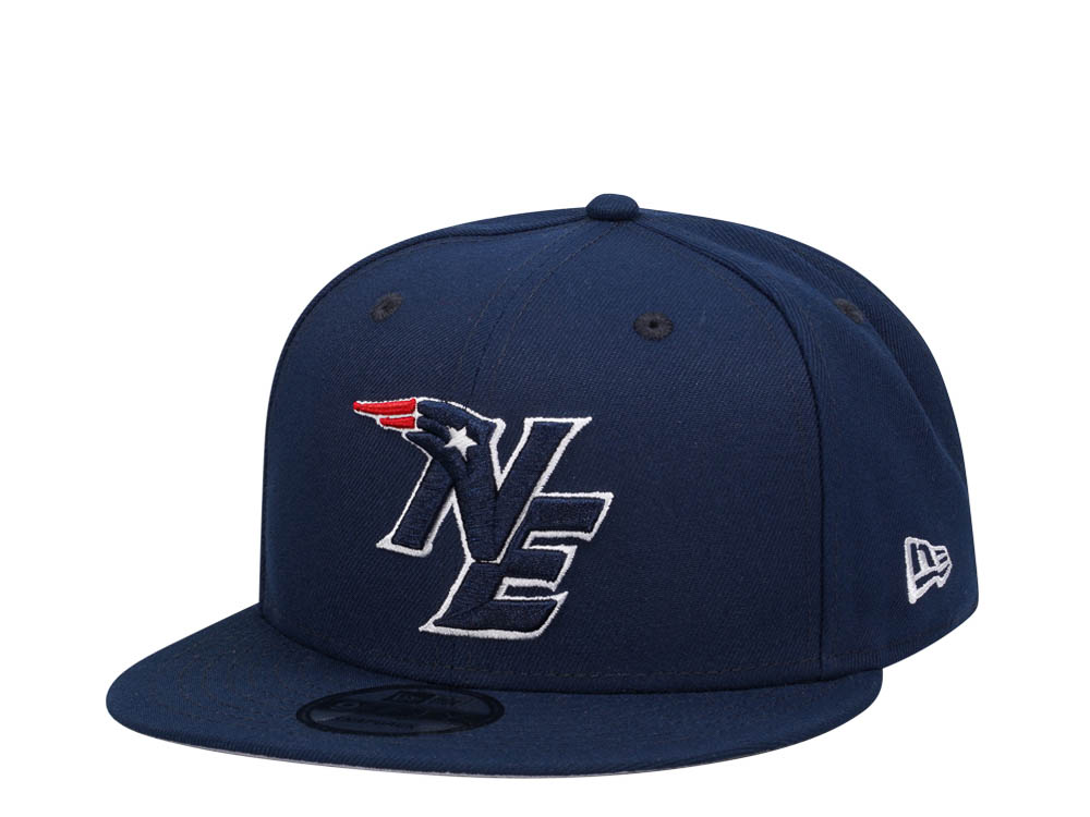 New Era New England Patriots Navy Initials Edition 9Fifty Snapback Gorra