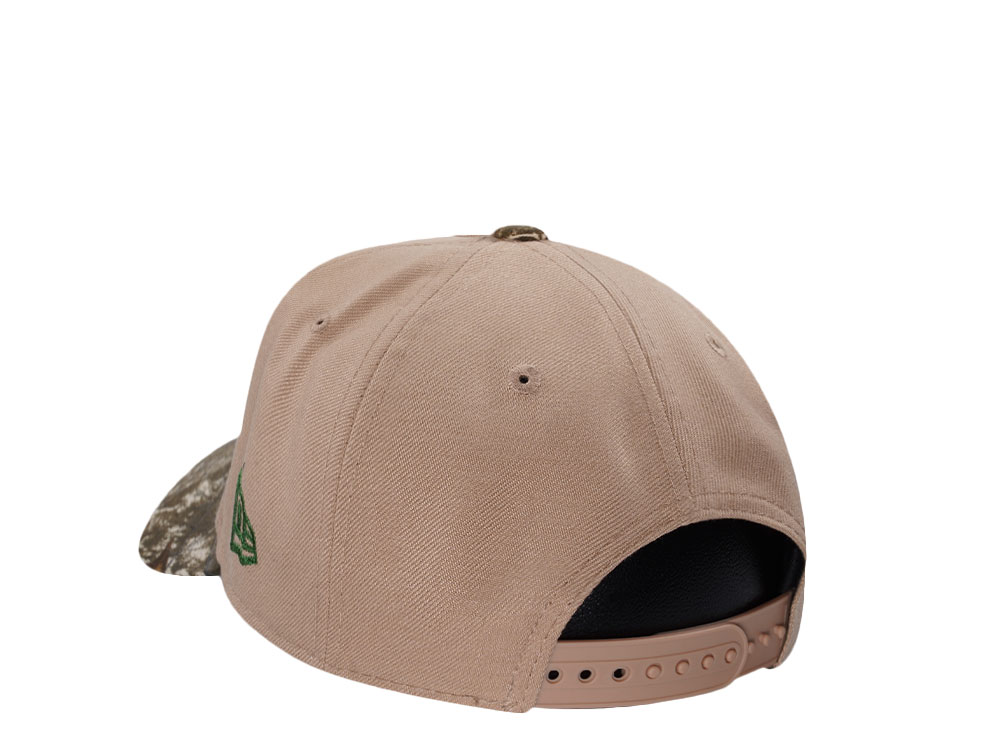 New Era Chicago Bulls 6x Champs Camel Realtree Edition 9Forty A Frame Snapback Gorra