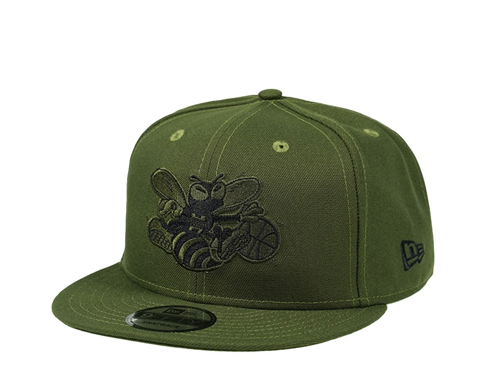 New Era Charlotte Hornets Rifle Green Edition 9Fifty Snapback Gorra
