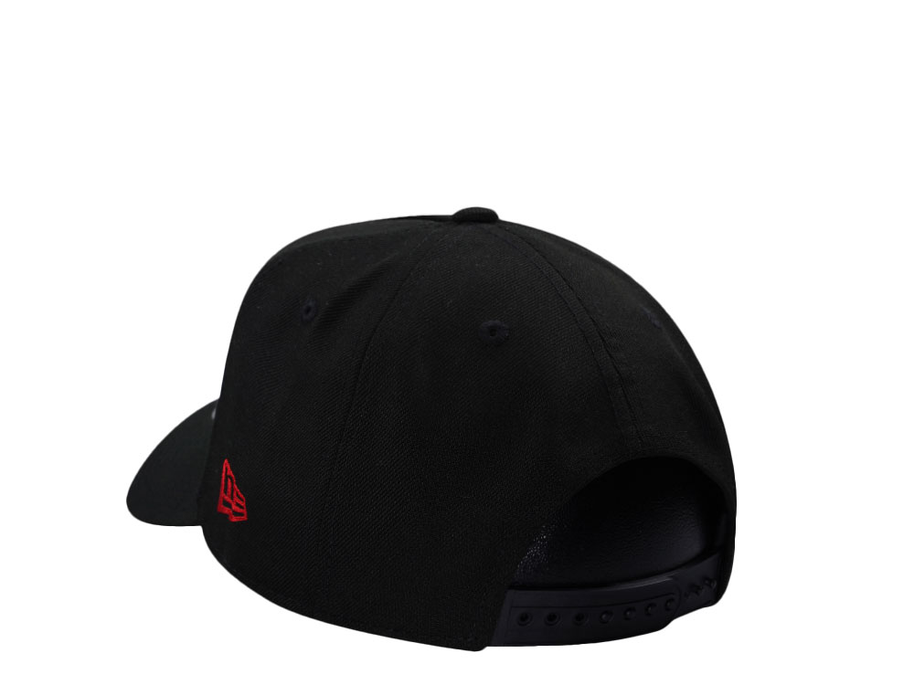 New Era Chicago Bulls Back To Back World Champions Black Prime Edition 9Forty A Frame Snapback Gorra