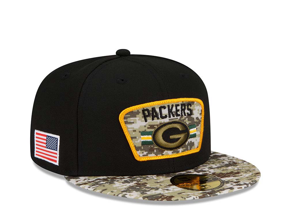 New Era Green Bay Packers Salute to Service 21 59Fifty Fitted Gorra
