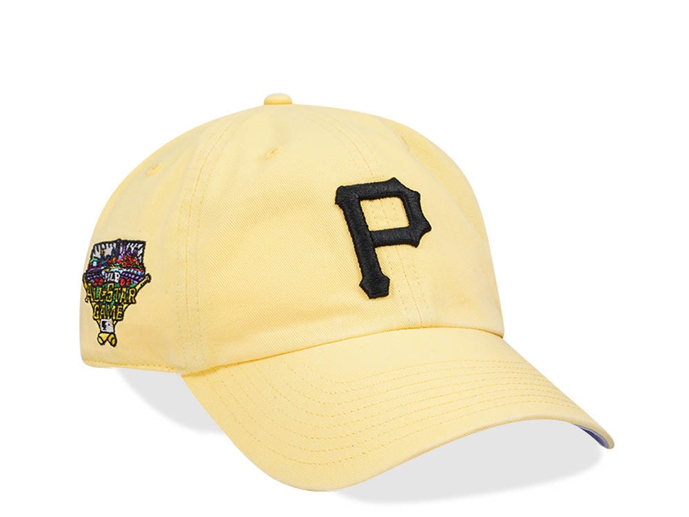 47Brand Pittsburgh Pirates All Star Game 2006 Maize Double Under Clean Up Strapback Gorra
