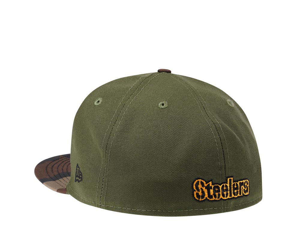 New Era Pittsburgh Steelers Camo Edition 59Fifty Fitted Gorra