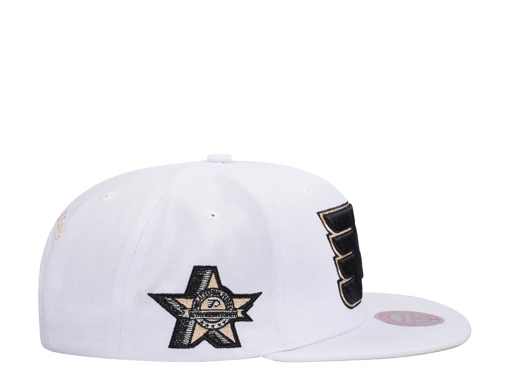Mitchell & Ness Philadelphia Flyers 25th Anniversary Winter White Snapback Gorra