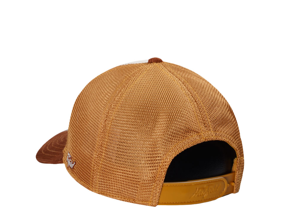 Hatfield Original Bison Ivory Brown Trucker Snapback Gorra