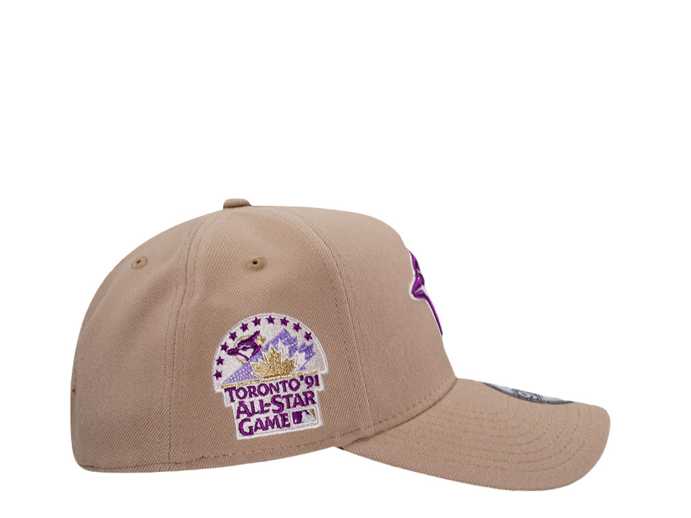 New Era Toronto Blue Jays All Star Game 1991 Sparkling Camel Edition 9Forty A Frame Snapback Gorra