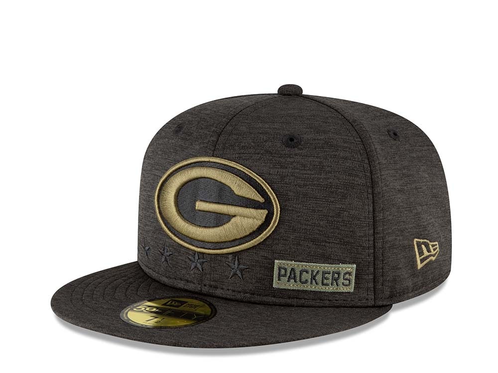 New Era Green Bay Packers Salute to Service 2020 Fitted 59Fifty Gorra