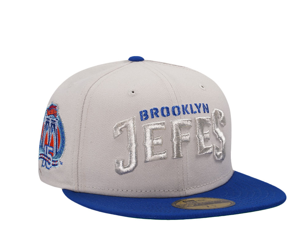 New Era Brooklyn Cyclones 15 Seasons Jefes Stone Two Tone Edition 59Fifty Fitted Gorra