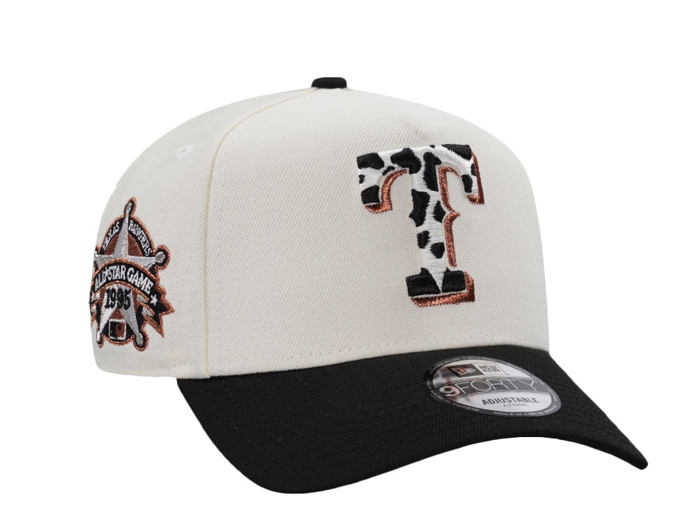 New Era Texas Rangers All Star Game 1995 Chrome Two Tone Edition 9Forty A Frame Snapback Gorra