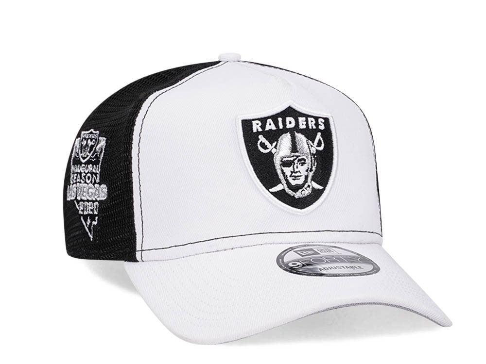 New Era Las Vegas Raiders Inaugural Season 2020 9Forty A Frame Trucker Snapback Gorra