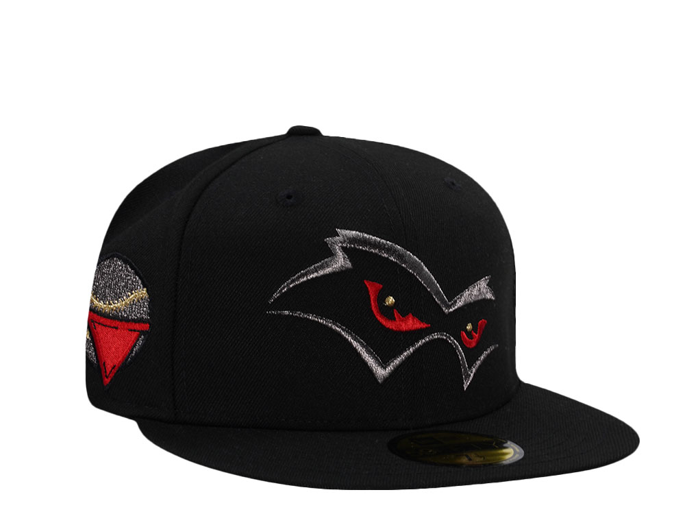 New Era Quad City River Bandits Black Prime Edition 59Fifty Fitted Gorra
