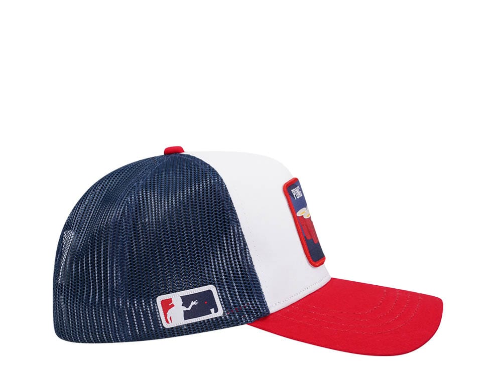 Capslab Cocktails Beerpong White Blue Red Trucker Snapback Gorra