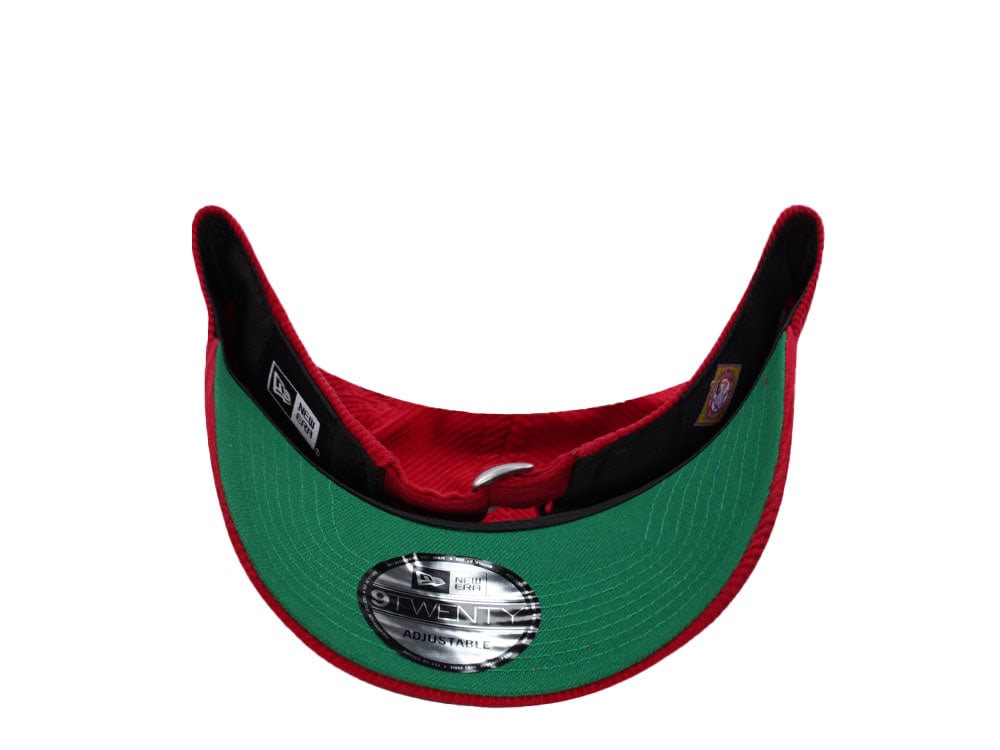 New Era Dayton Marcos Corduroy Red Prime Edition 9Twenty Adjustable Gorra