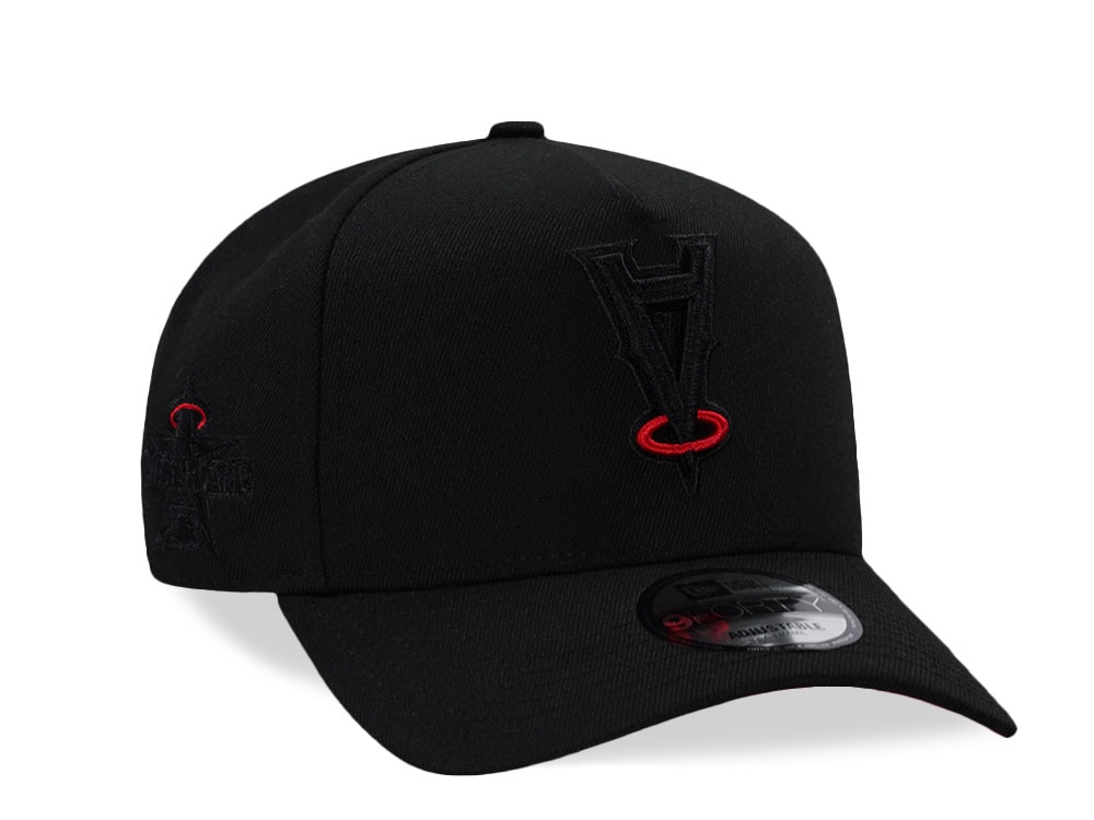 New Era Anaheim Angels All Star Game 2010 Black And Red Edition 9Forty A Frame Snapback Gorra