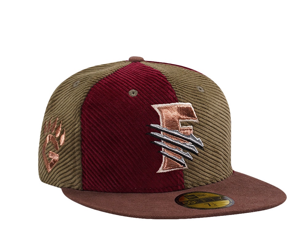 New Era Fresno Grizzlies Metallic Corduroy Pinwheel Edition 59Fifty Fitted Gorra
