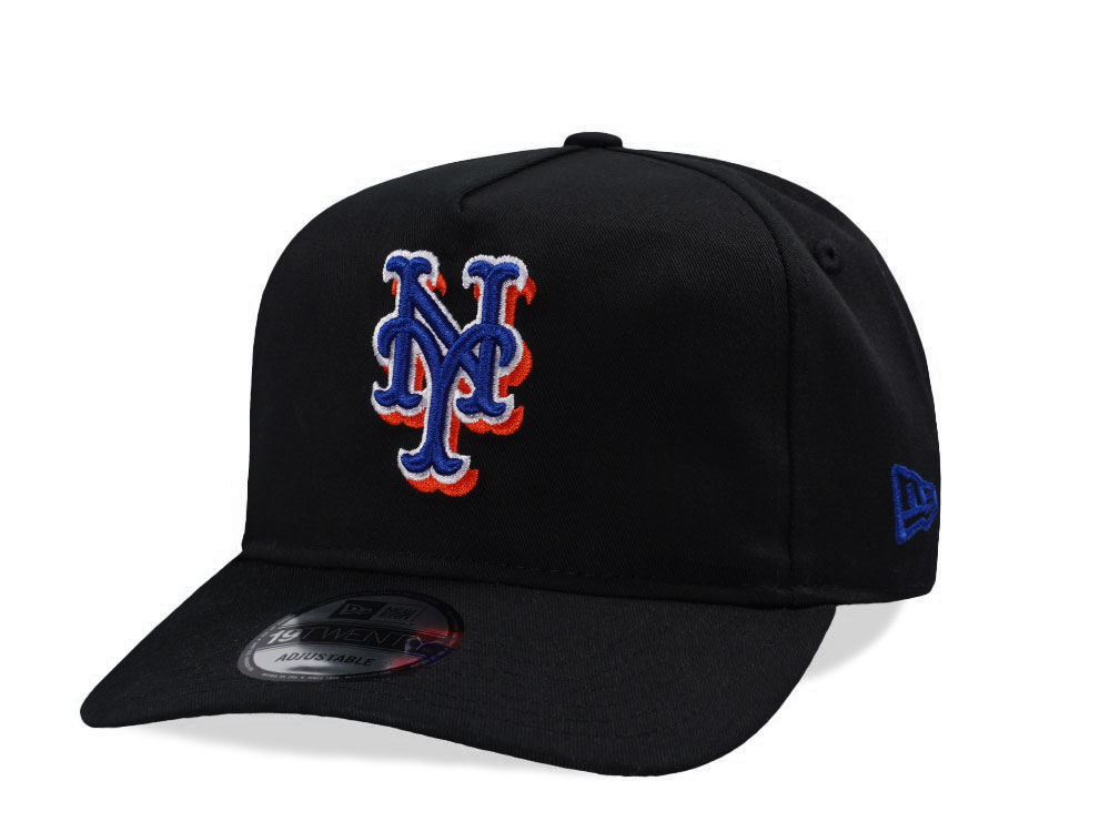 New Era New York Mets Black Classic Edition 19Twenty A Frame Snapback Gorra