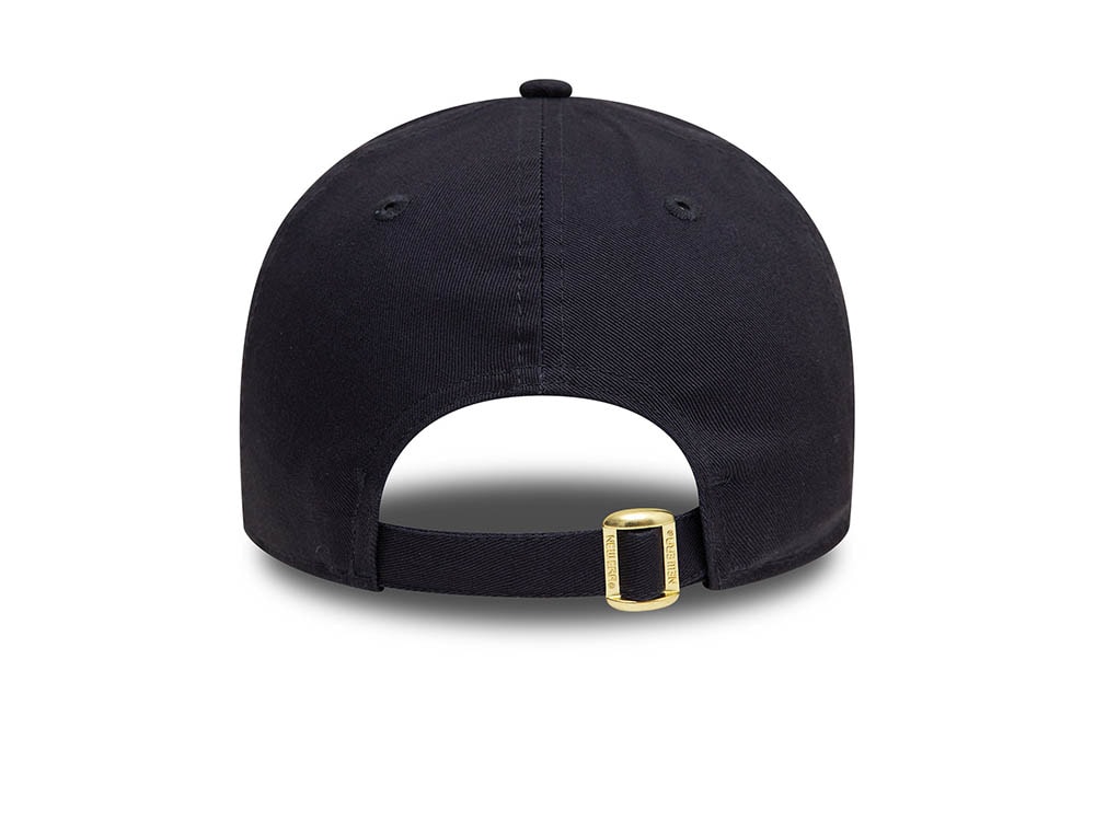 New Era Los Angeles Lakers Metallic Navy 9Forty Strapback Gorra