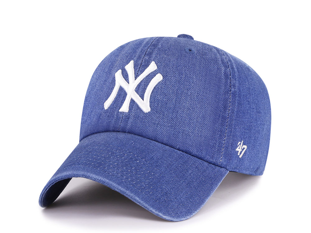 47Brand New York Yankees Timber Blue Lennon Edition Clean Up Strapback Gorra