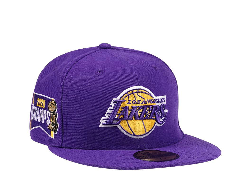 New Era Los Angeles Lakers Champions 2020 Purple and Pink Edition 59Fifty Fitted Gorra