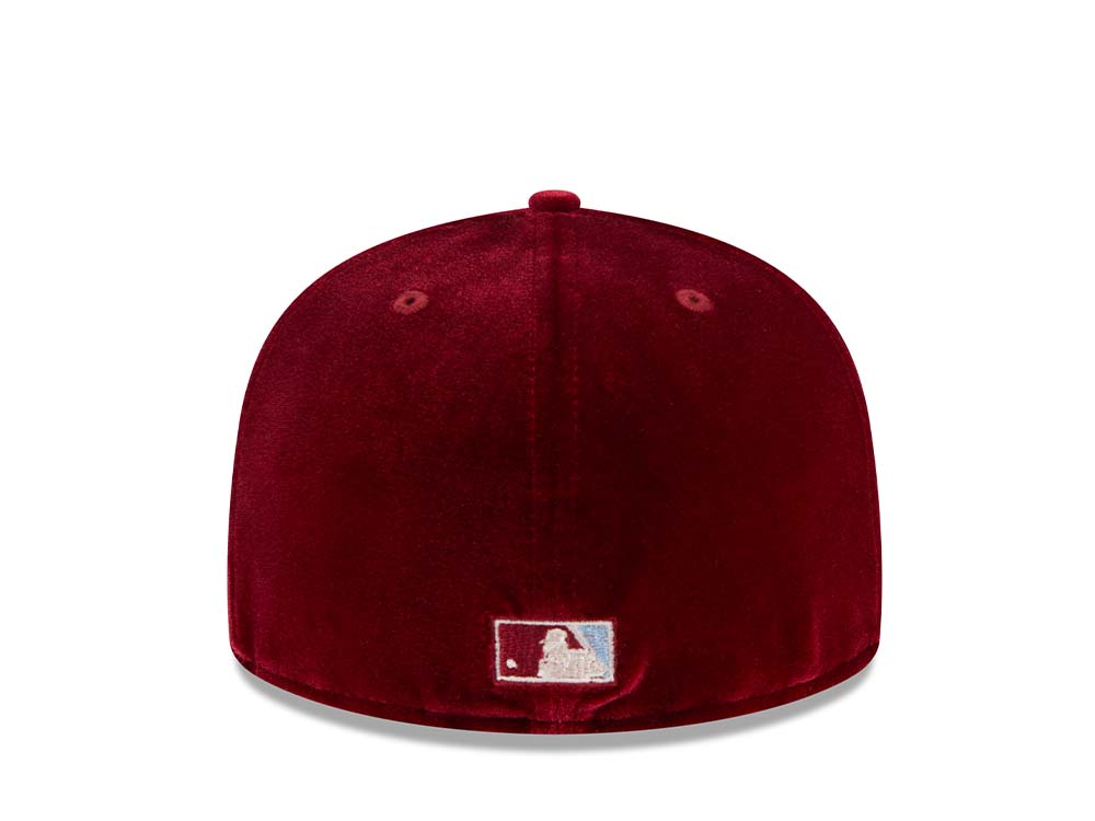 New Era Philadelphia Phillies World Series 1980 Velvet 59Fifty Fitted Gorra