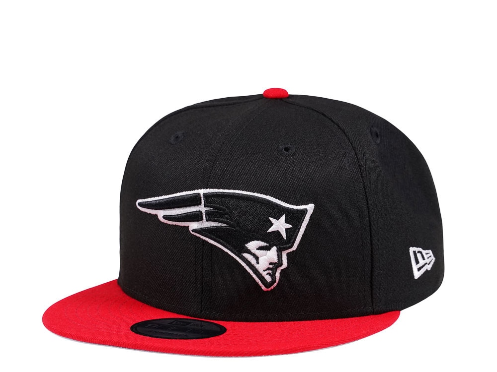 New Era New England Patriots Black and Red Edition 9Fifty Snapback Gorra