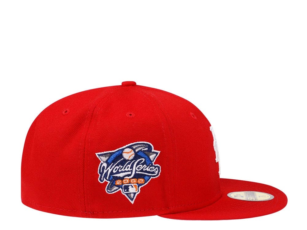 New Era New York Mets World Series 2000 Red Glacier Blue Edition 59Fifty Fitted Gorra