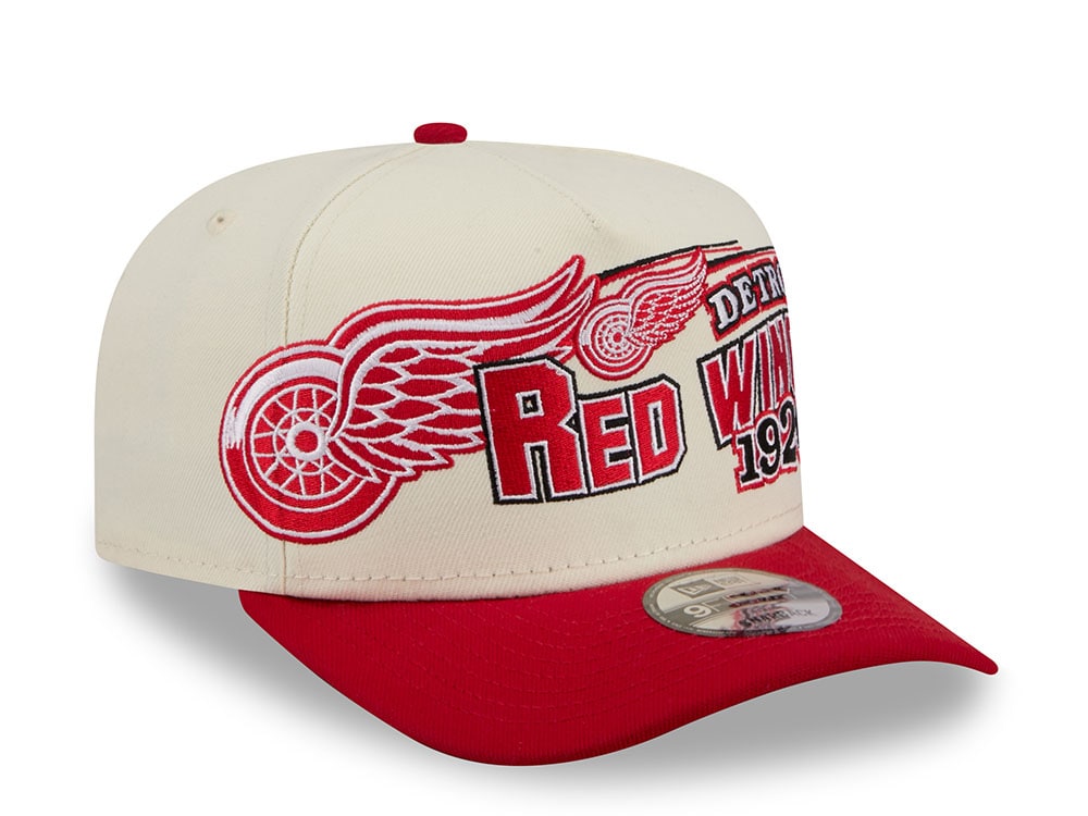 New Era Detroit Red Wings Classic Logo Two Tone Edition 9Fifty A Frame Snapback Gorra
