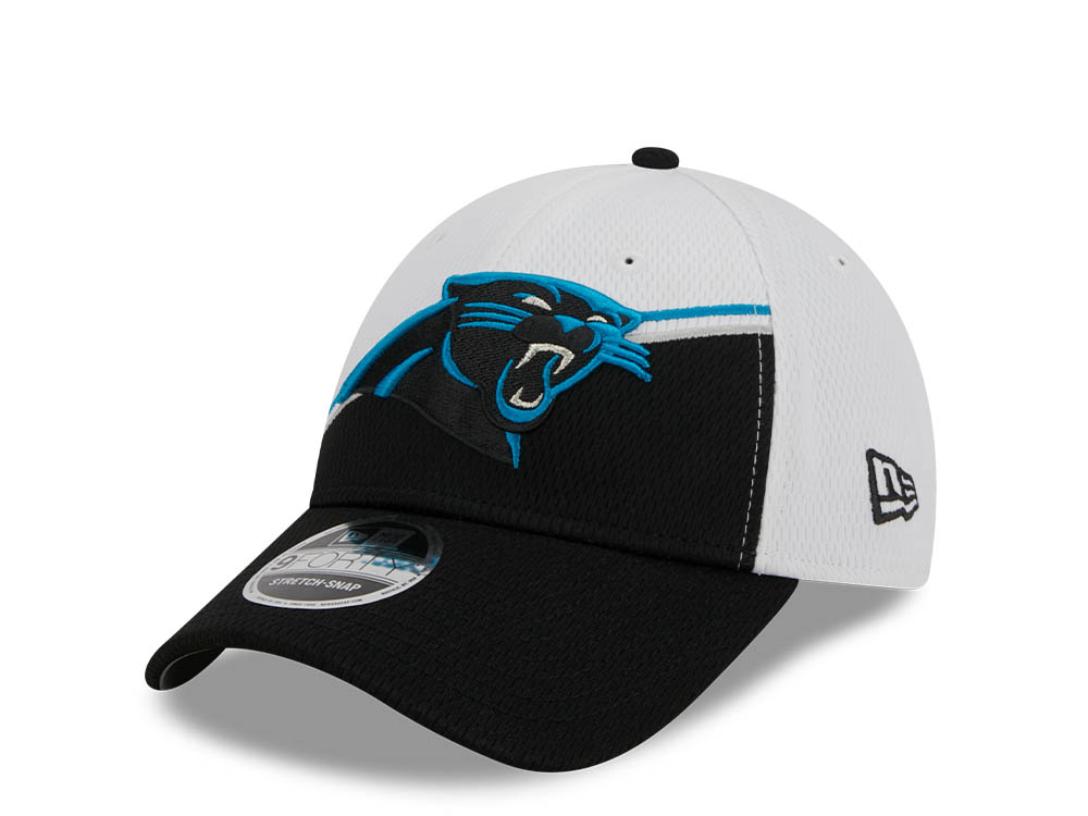New Era Carolina Panthers NFL Sideline 2023 Black White  9Forty Snapback Gorra