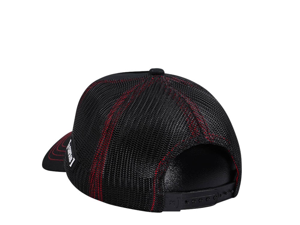Capslab Looney Tunes Taz Black Trucker Snapback Gorra