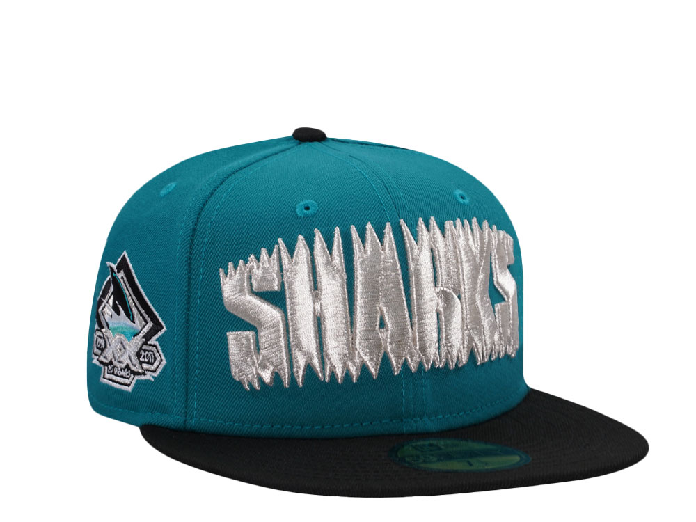 New Era San Jose Sharks 20th Anniversary Two Tone Edition 59Fifty Fitted Gorra