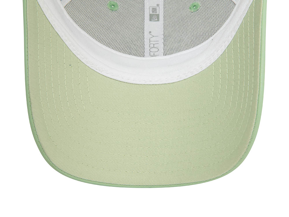 New Era New York Yankees Mint Leather Womens 9Forty Snapback Gorra