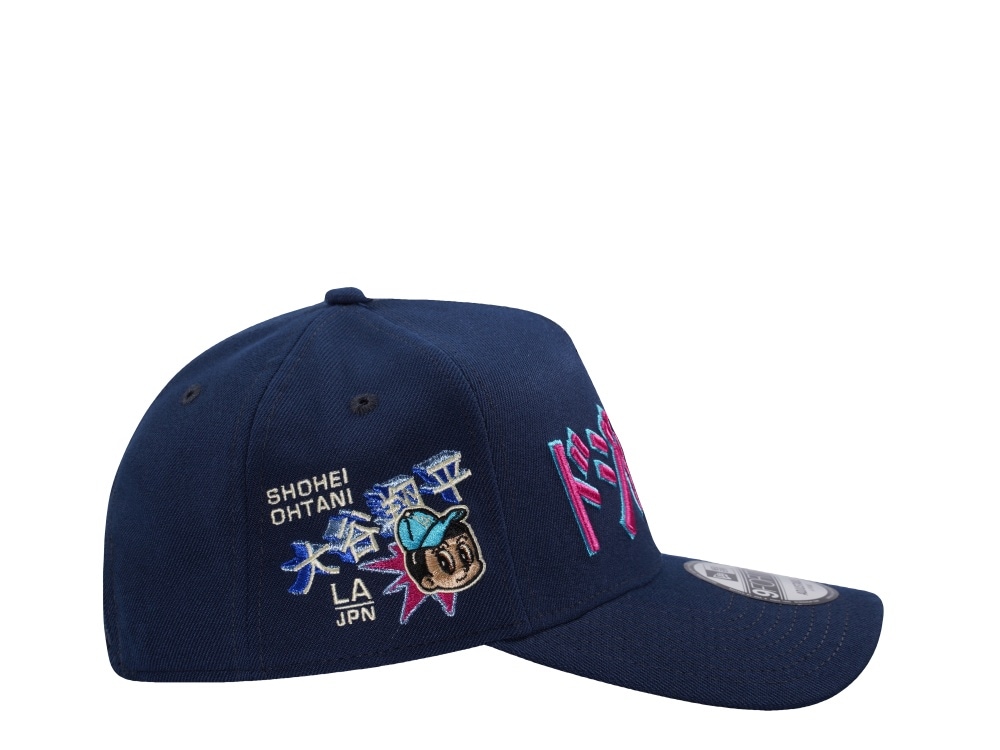 New Era Los Angeles Dodgers Kanji Ohtani Ocean Blue Prime Edition 9Forty A Frame Snapback Gorra