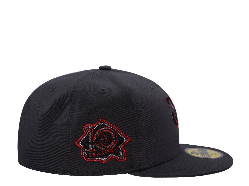 New Era Tampa Bay Rays 10th Anniversary Anthracite 59Fifty Fitted Gorra
