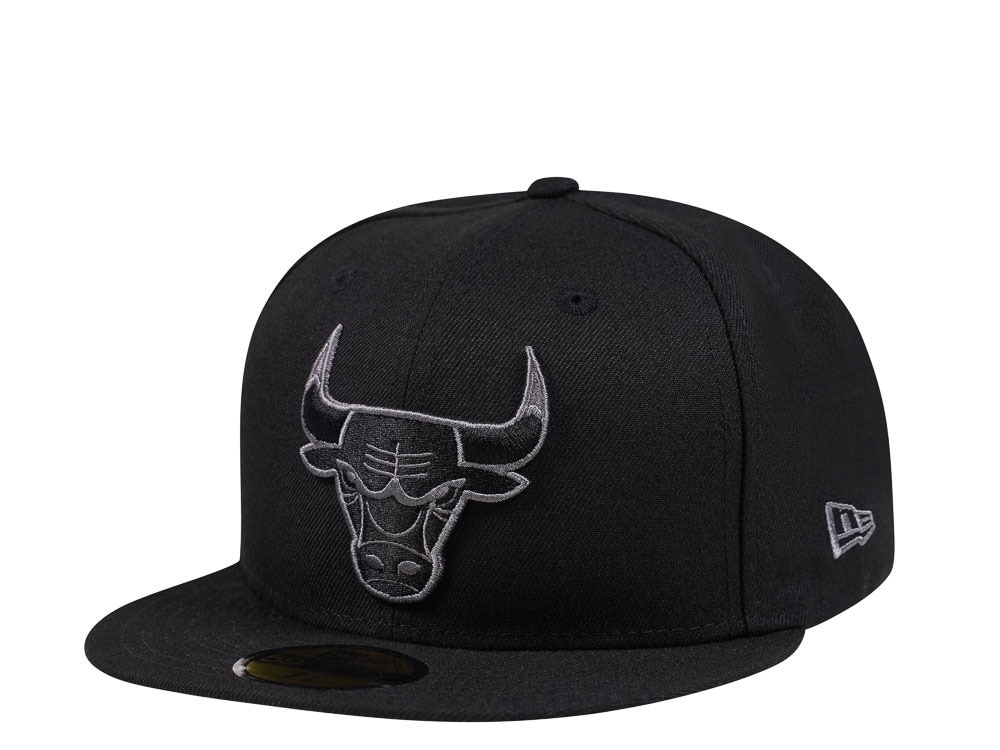 New Era Chicago Bulls Dark Gray Edition 59Fifty Fitted Gorra