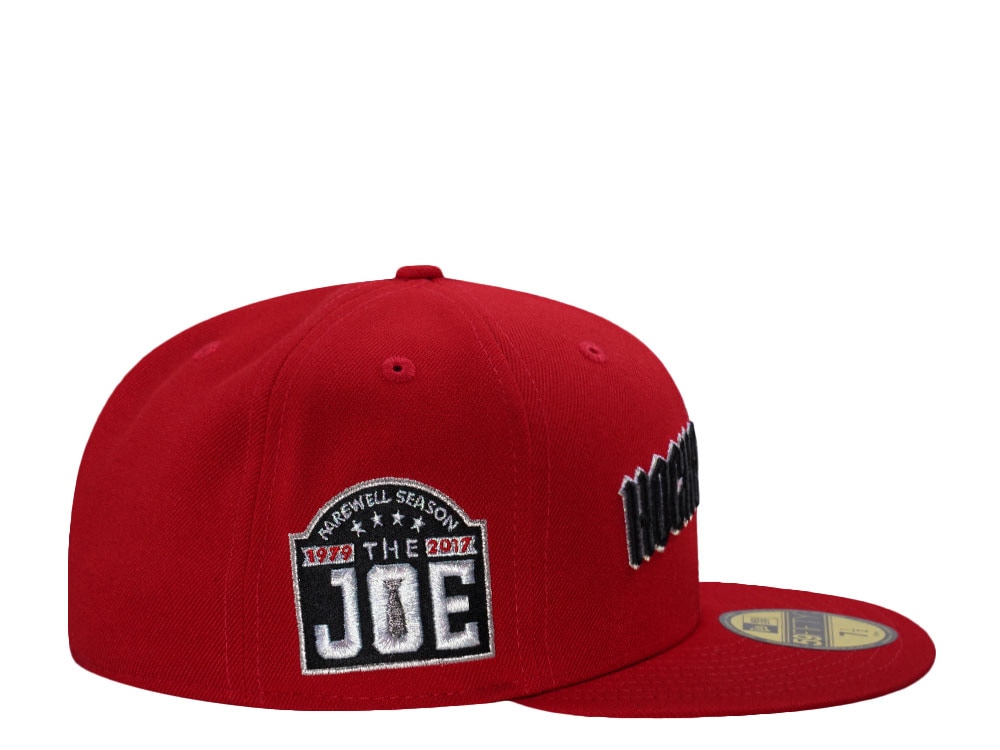 New Era Detroit Red Wings 100th Anniversary Scarlet Farewell Edition 59Fifty Fitted Gorra