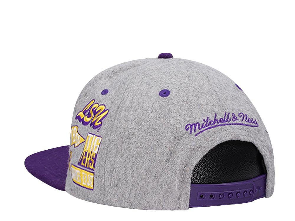 Mitchell & Ness Louisiana State University NCAA Melton Patch Snapback Gorra