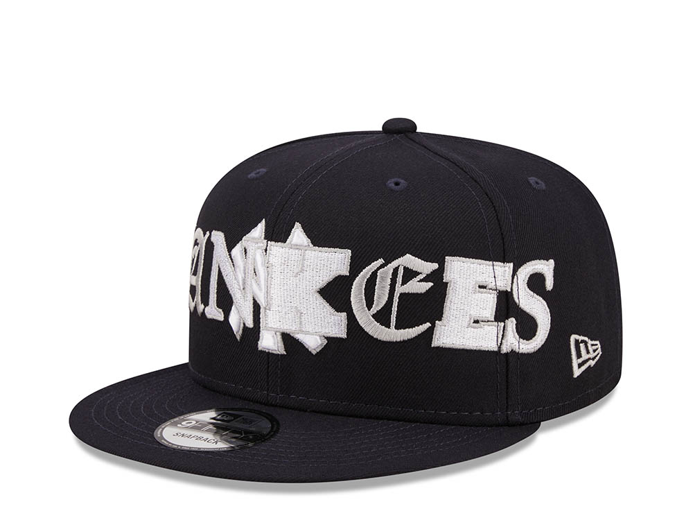 New Era New York Yankees Team Typography 9Fifty Snapback Gorra