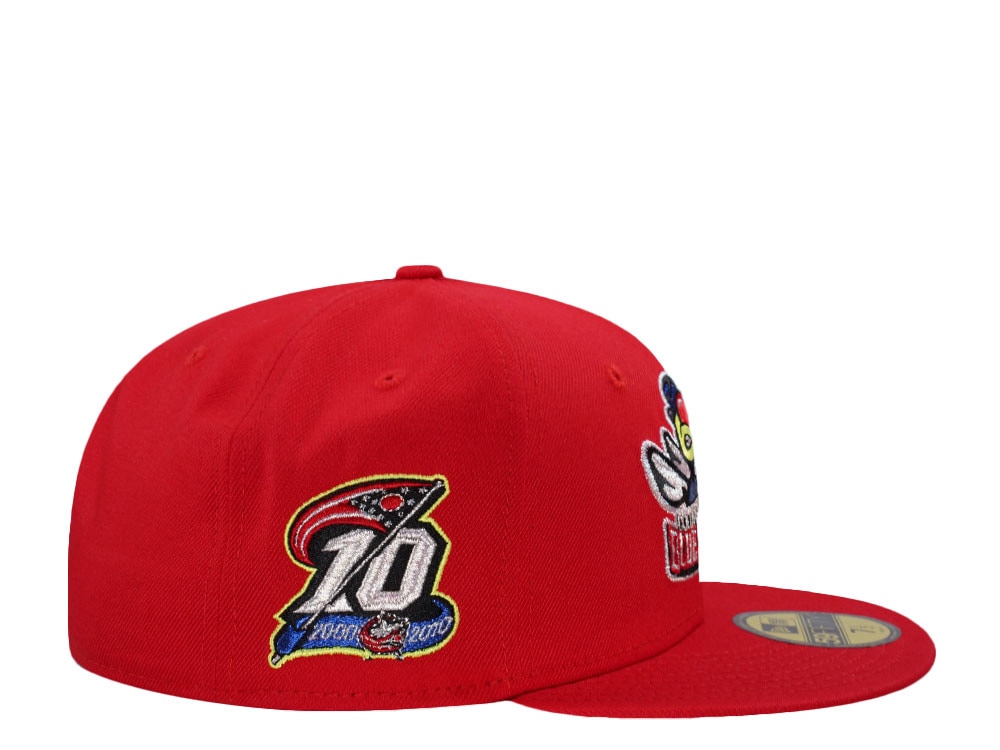 New Era Columbus Blue Jackets 10th Anniversary Red Prime Edition 59Fifty Fitted Gorra