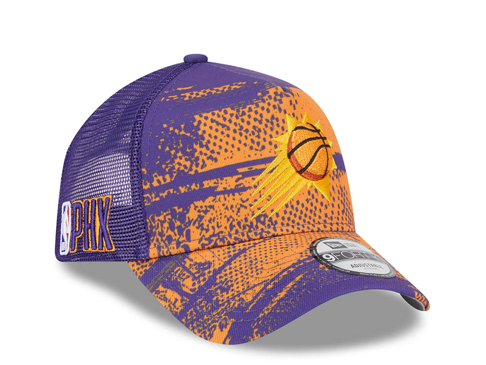 New Era Phoenix Suns NBA Tip Off 2024 Trucker 9Forty A Frame Snapback Gorra