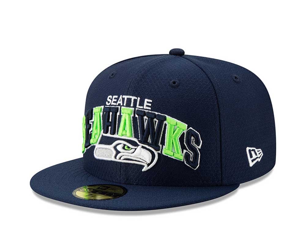 New Era Seattle Seahawks Sideline Cap Home 59Fifty Fitted Gorra