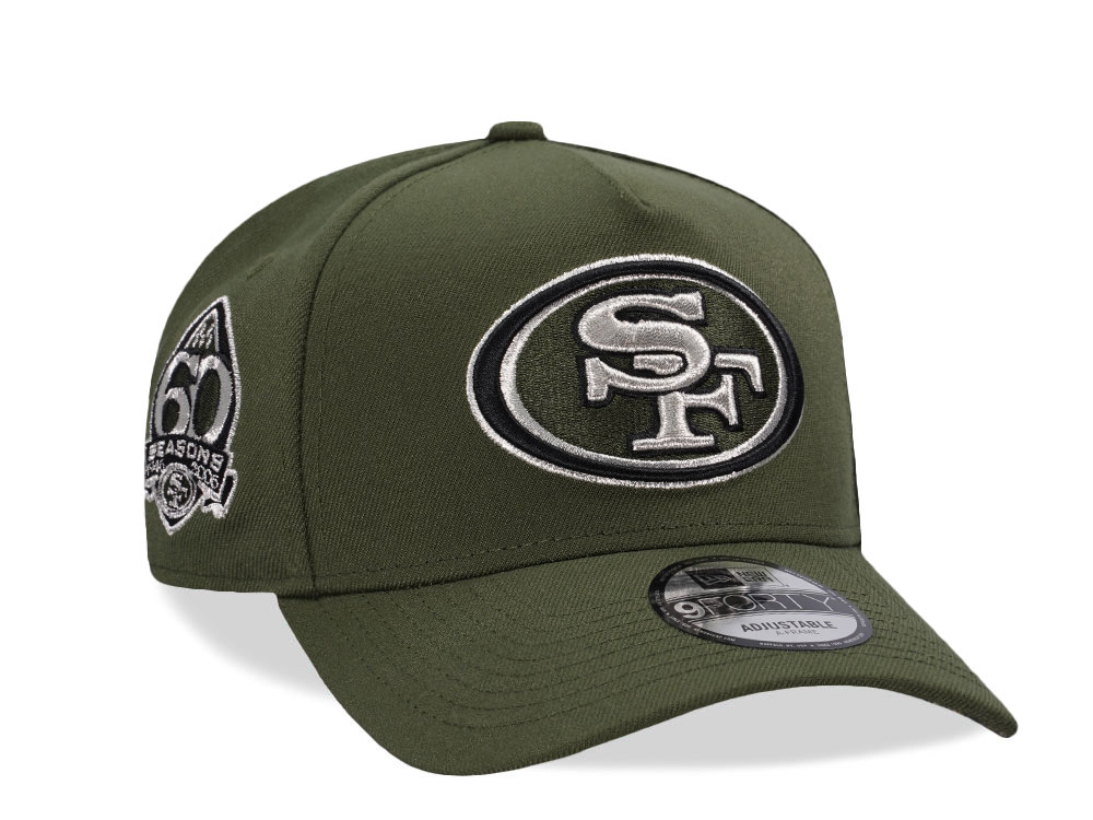 New Era San Francisco 49ers 60 Seasons Green Realtree Edition 9Forty A Frame Snapback Gorra