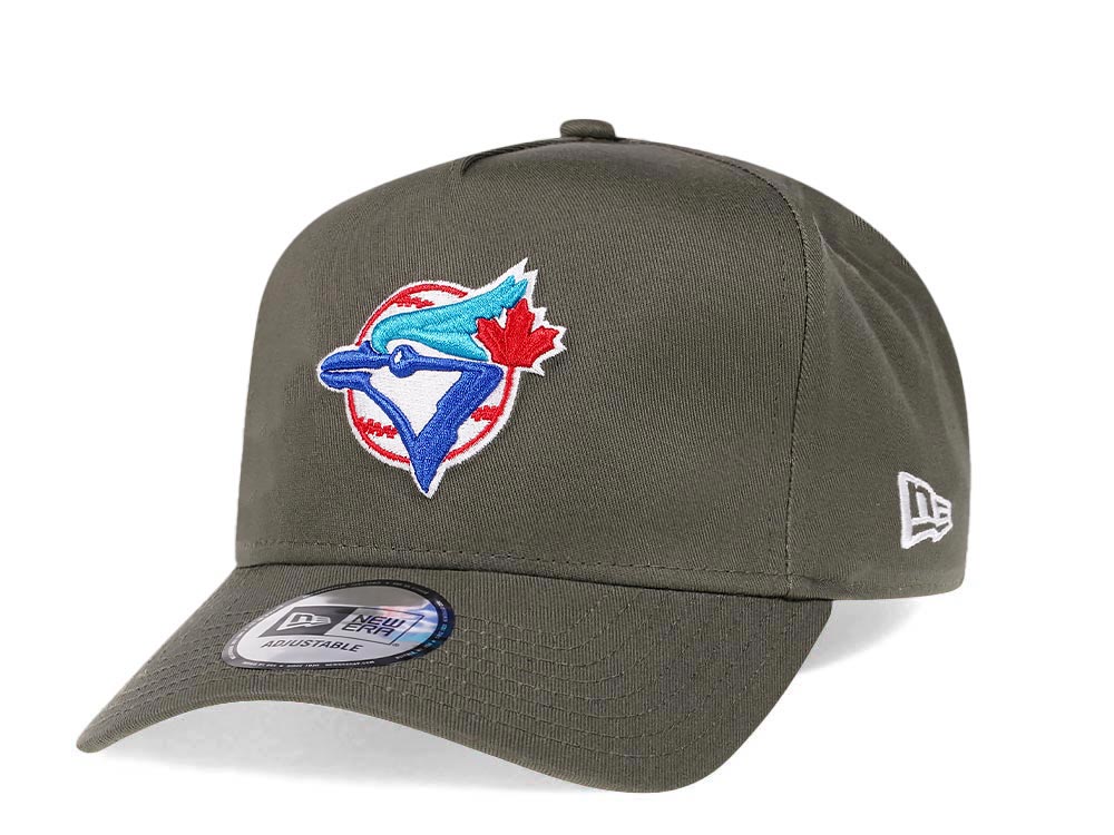 New Era Toronto Blue Jays Olive Edition 9Forty A Frame Snapback Gorra