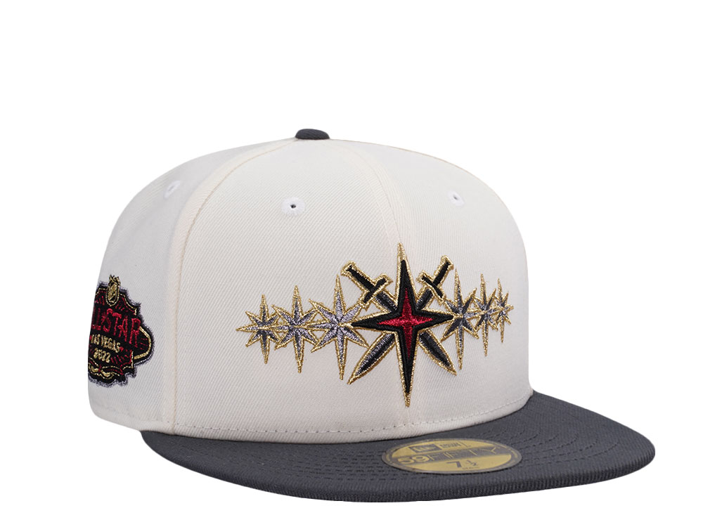 New Era Vegas Golden Knights All Star Game 2022 Chrome Metallic Two Tone Edition 59Fifty Fitted Gorra