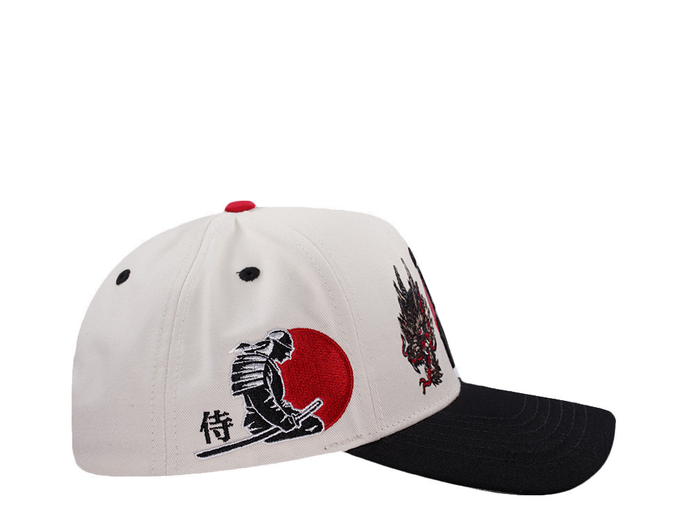 Parallel Union Japan Dragon Samurai Chrome Two Tone Edition Snapback Gorra