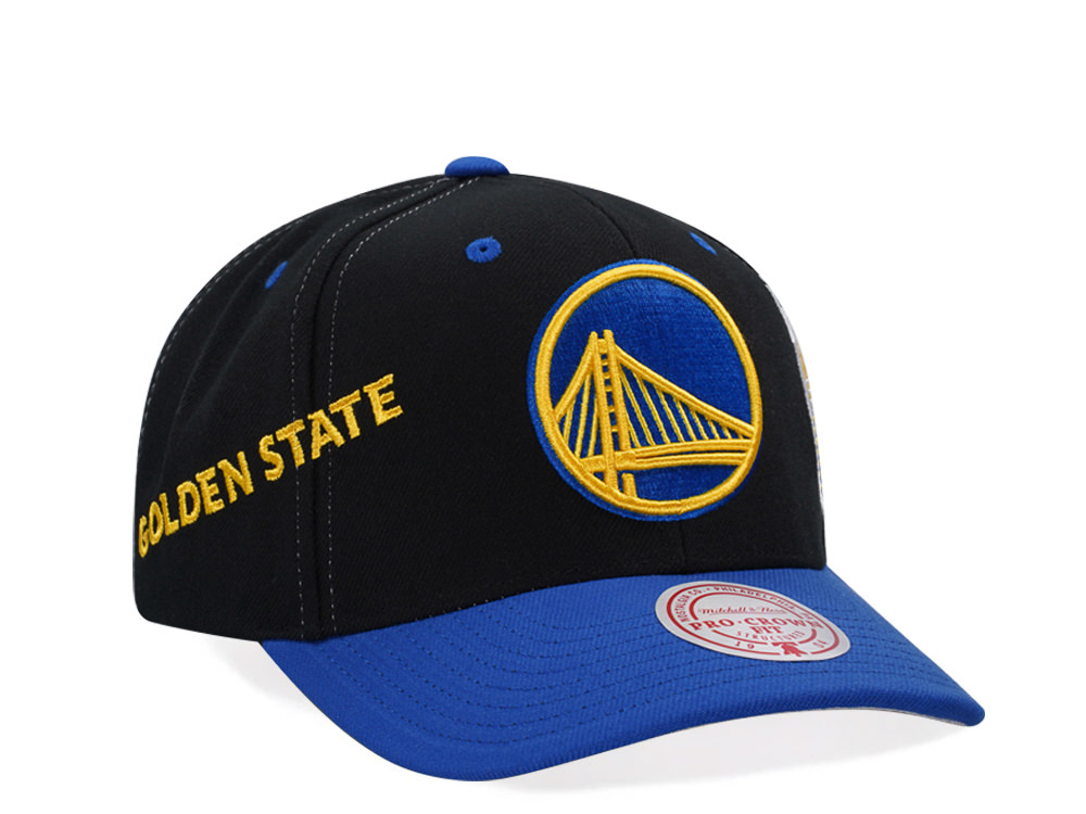 Mitchell & Ness Golden State Warriors Classic Pro Crown Fit Snapback Gorra
