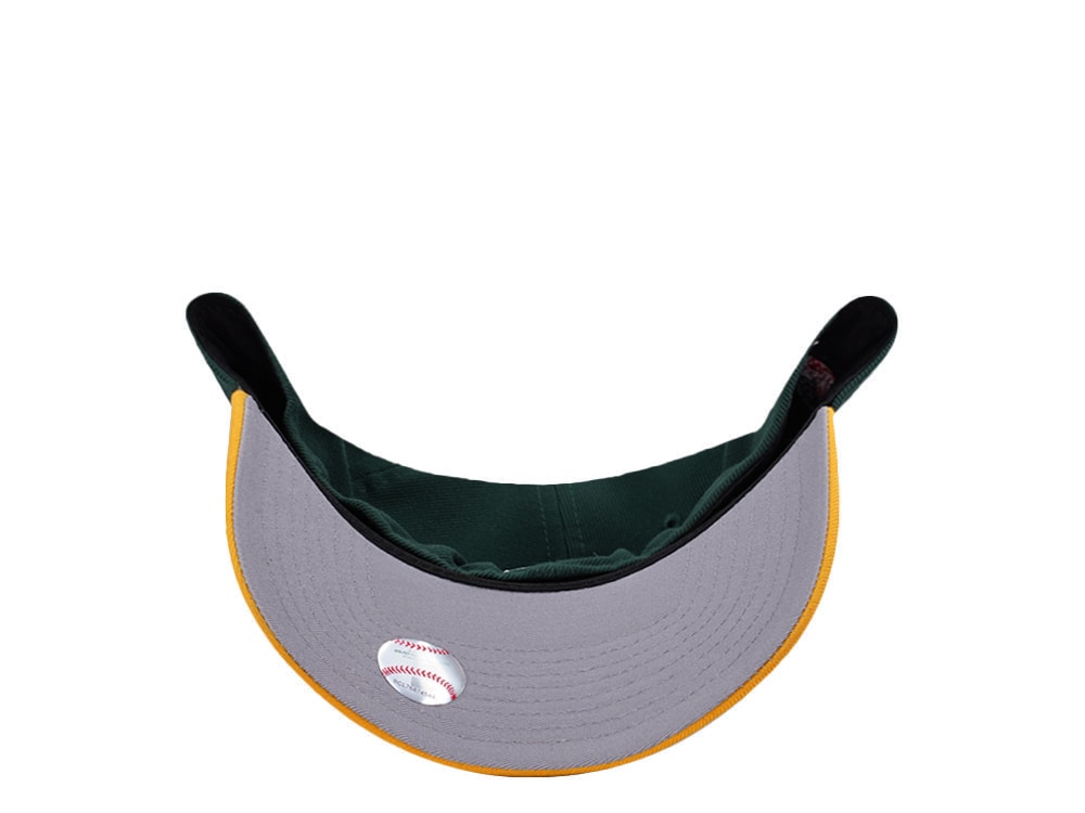 New Era Oakland Athletics World Series 1989 Dark Green Two Tone Edition 59Forty A Frame Fitted Gorra
