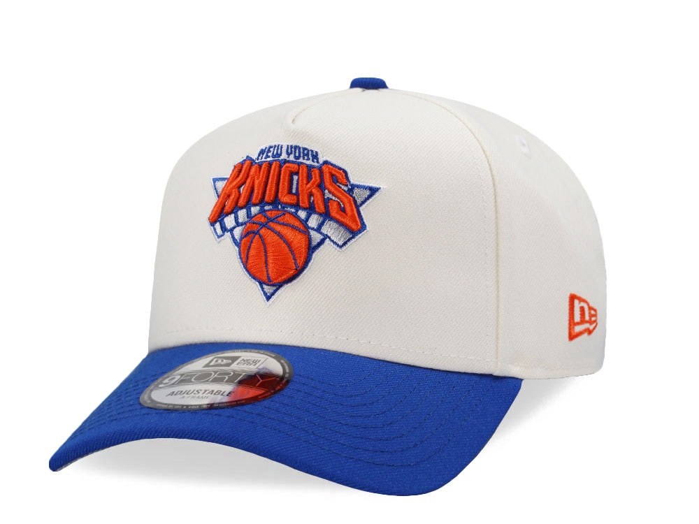 New Era New York Knicks Classic Chrome Two Tone Edition 9Forty A Frame Snapback Gorra
