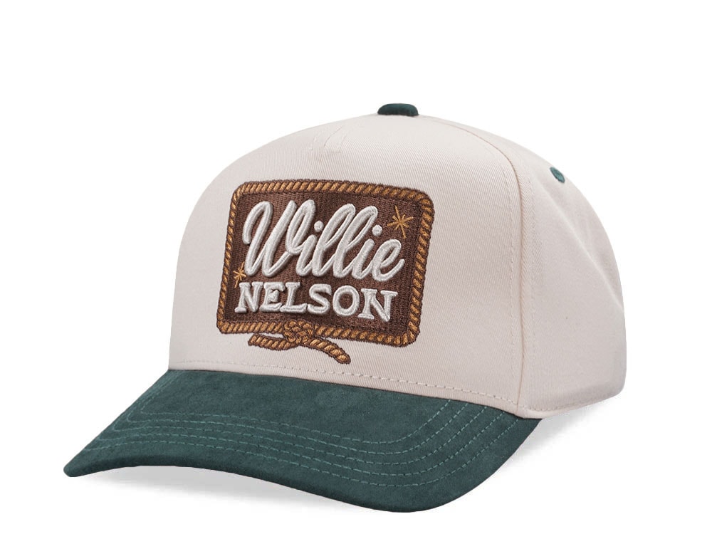 American Needle Willie Nelson Ivory Wrangler Edition Snapback Gorra